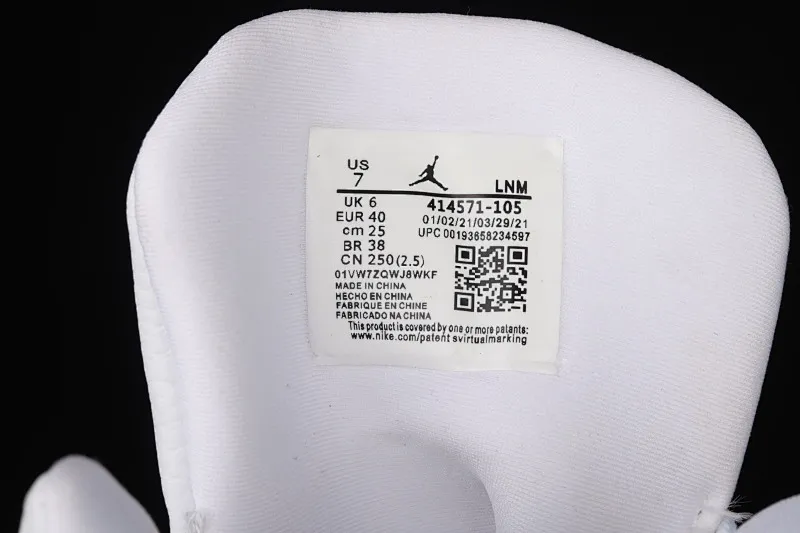 All categories Air Jordan Jordan series basketball shoes Air Jordan 13 G version Air Jordan 13 Retro AJ13 white and purple 414571-105